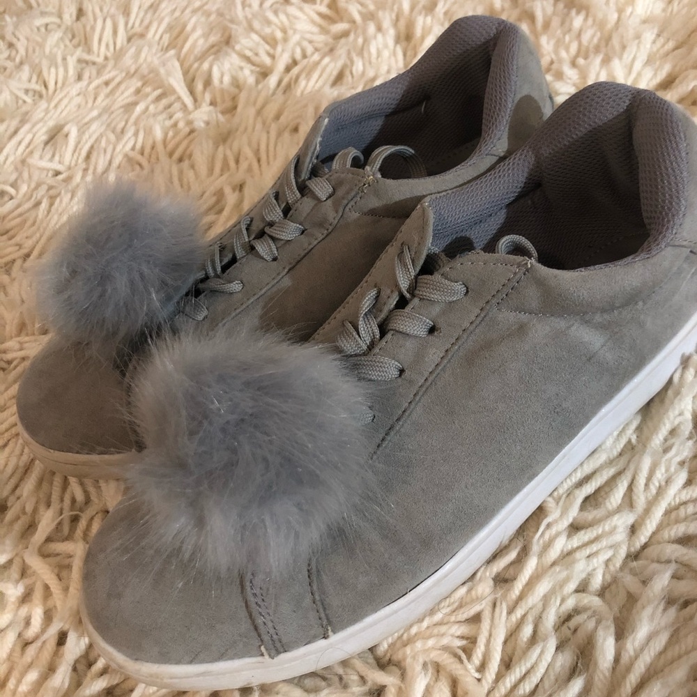 Madden Girl Puffball Sneakers